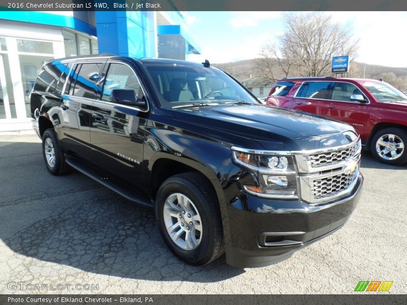 Black / Jet Black 2016 Chevrolet Suburban LS 4WD
