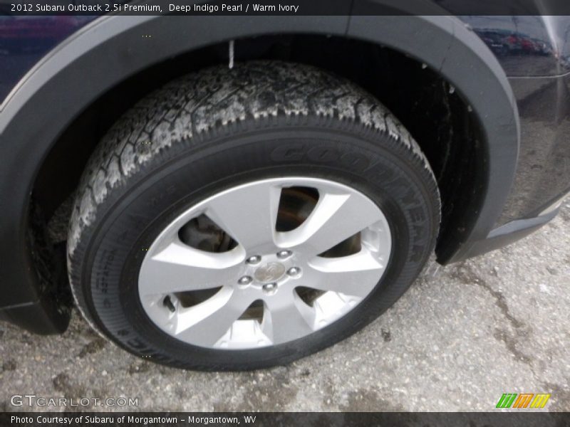 Deep Indigo Pearl / Warm Ivory 2012 Subaru Outback 2.5i Premium
