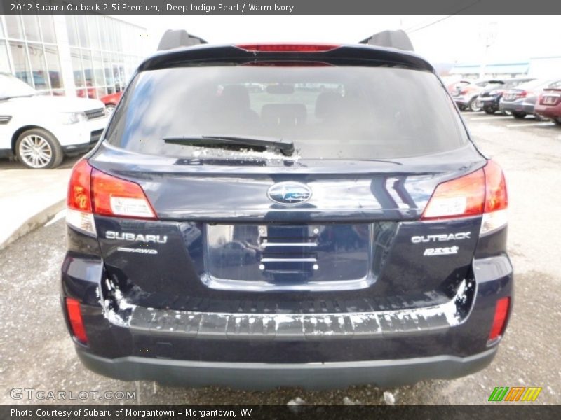 Deep Indigo Pearl / Warm Ivory 2012 Subaru Outback 2.5i Premium