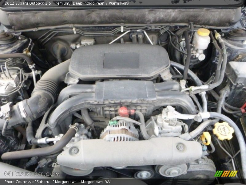 Deep Indigo Pearl / Warm Ivory 2012 Subaru Outback 2.5i Premium