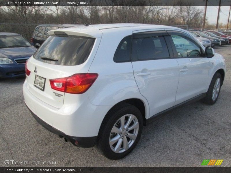 White / Black 2015 Mitsubishi Outlander Sport ES