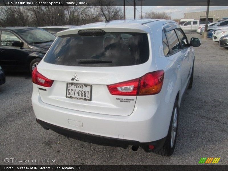 White / Black 2015 Mitsubishi Outlander Sport ES