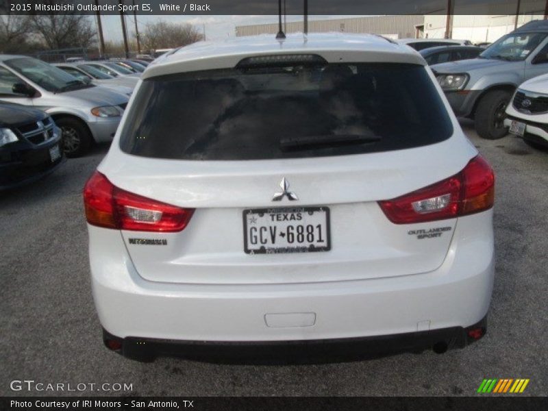 White / Black 2015 Mitsubishi Outlander Sport ES