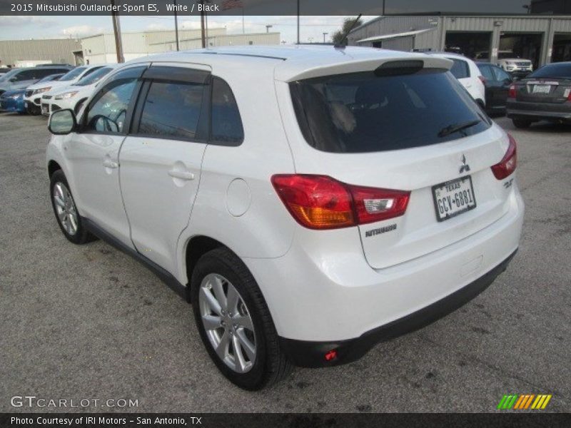 White / Black 2015 Mitsubishi Outlander Sport ES