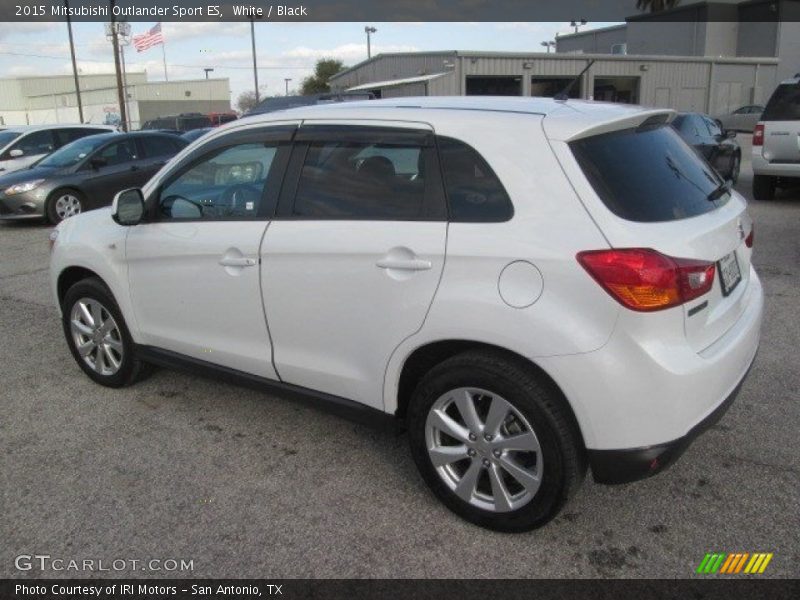 White / Black 2015 Mitsubishi Outlander Sport ES