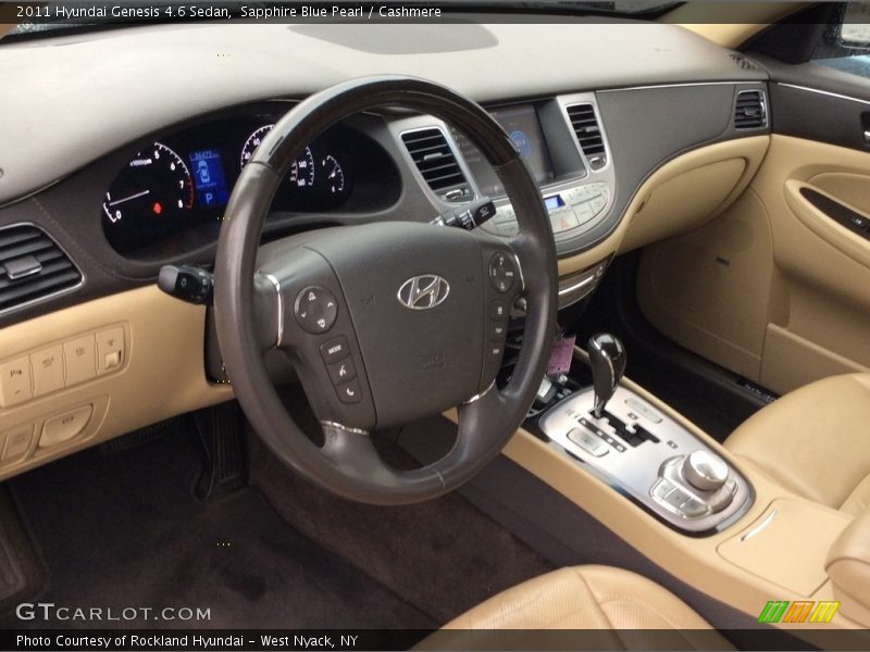 Sapphire Blue Pearl / Cashmere 2011 Hyundai Genesis 4.6 Sedan