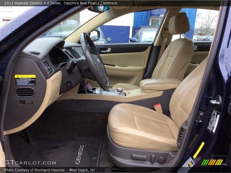 Sapphire Blue Pearl / Cashmere 2011 Hyundai Genesis 4.6 Sedan