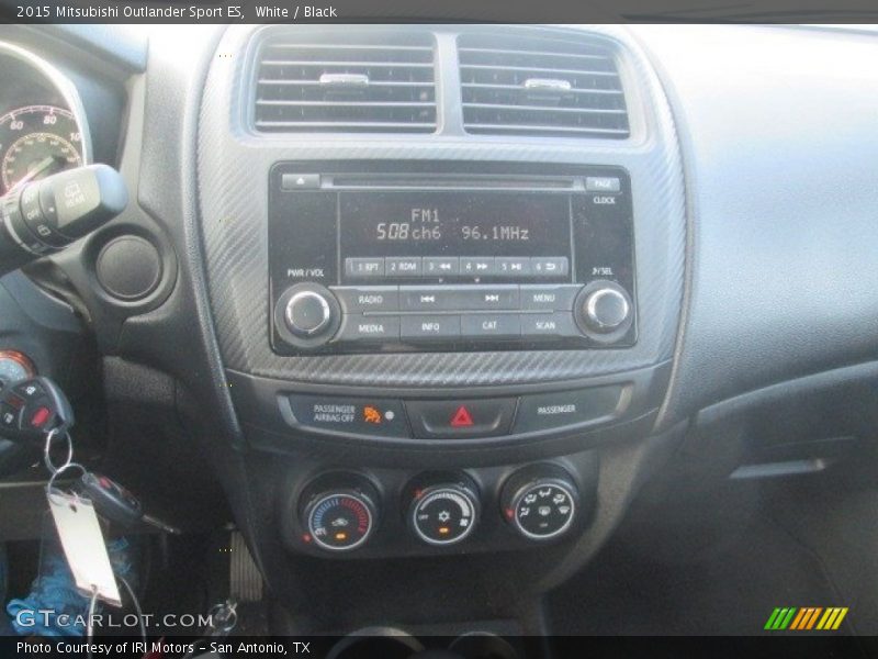 White / Black 2015 Mitsubishi Outlander Sport ES