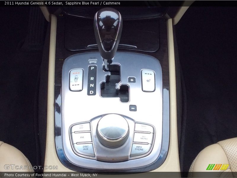 Sapphire Blue Pearl / Cashmere 2011 Hyundai Genesis 4.6 Sedan
