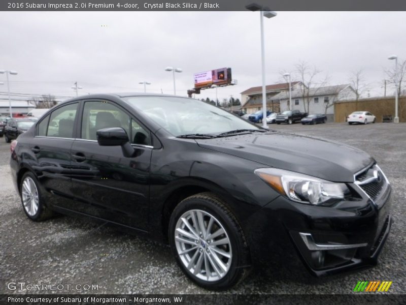 Crystal Black Silica / Black 2016 Subaru Impreza 2.0i Premium 4-door