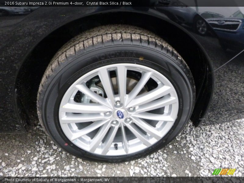 Crystal Black Silica / Black 2016 Subaru Impreza 2.0i Premium 4-door