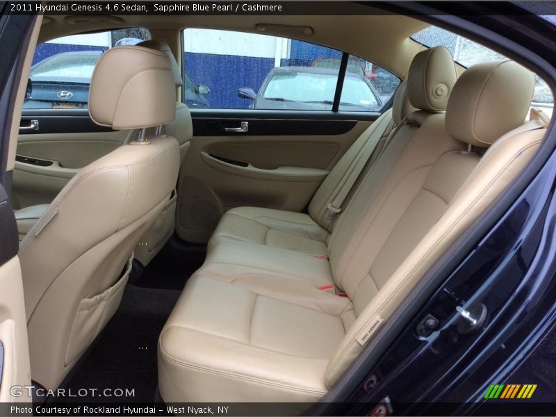 Sapphire Blue Pearl / Cashmere 2011 Hyundai Genesis 4.6 Sedan