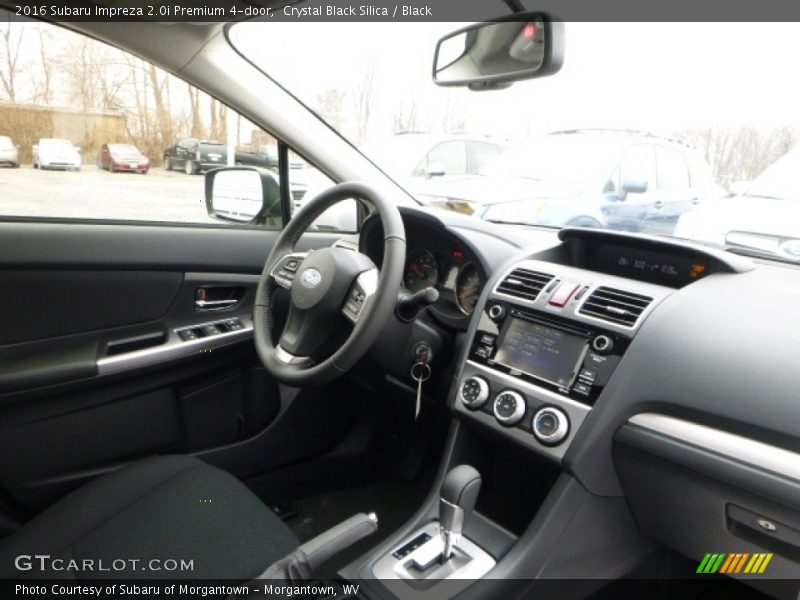Crystal Black Silica / Black 2016 Subaru Impreza 2.0i Premium 4-door
