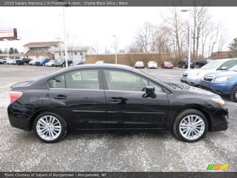 Crystal Black Silica / Black 2016 Subaru Impreza 2.0i Premium 4-door