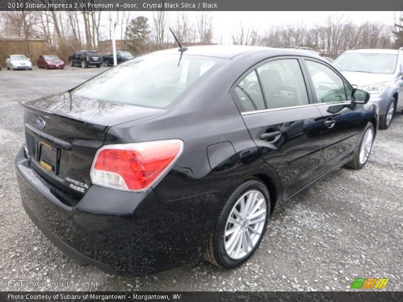 Crystal Black Silica / Black 2016 Subaru Impreza 2.0i Premium 4-door