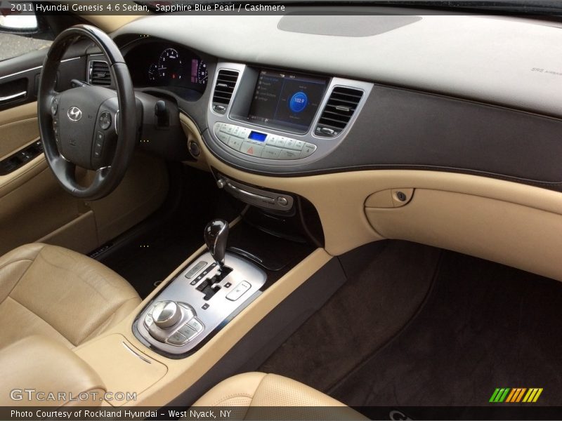 Sapphire Blue Pearl / Cashmere 2011 Hyundai Genesis 4.6 Sedan