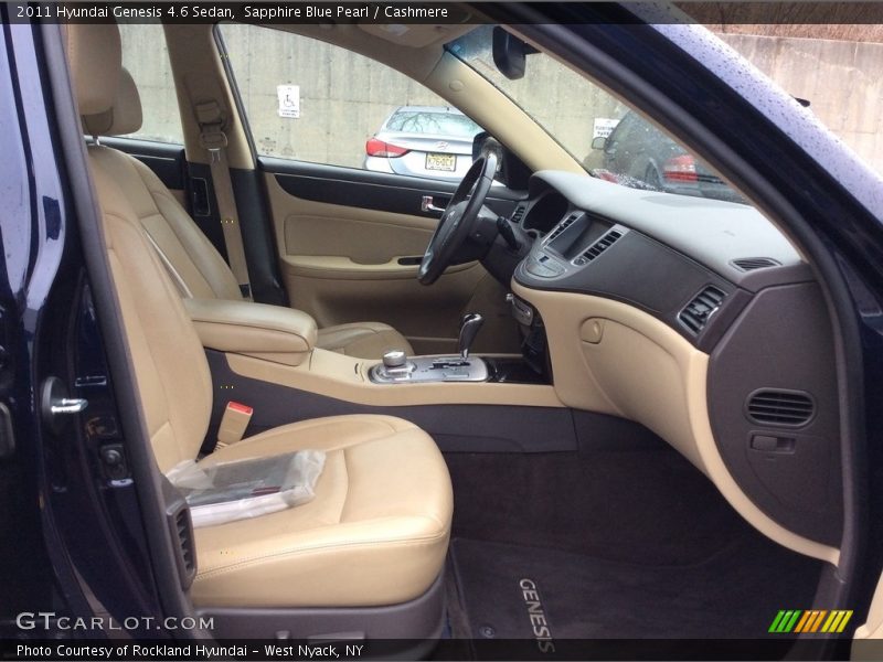Sapphire Blue Pearl / Cashmere 2011 Hyundai Genesis 4.6 Sedan