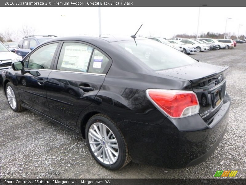 Crystal Black Silica / Black 2016 Subaru Impreza 2.0i Premium 4-door