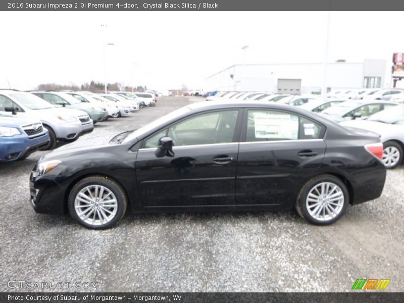 Crystal Black Silica / Black 2016 Subaru Impreza 2.0i Premium 4-door