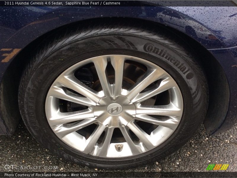 Sapphire Blue Pearl / Cashmere 2011 Hyundai Genesis 4.6 Sedan