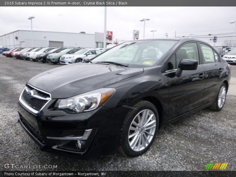 Crystal Black Silica / Black 2016 Subaru Impreza 2.0i Premium 4-door