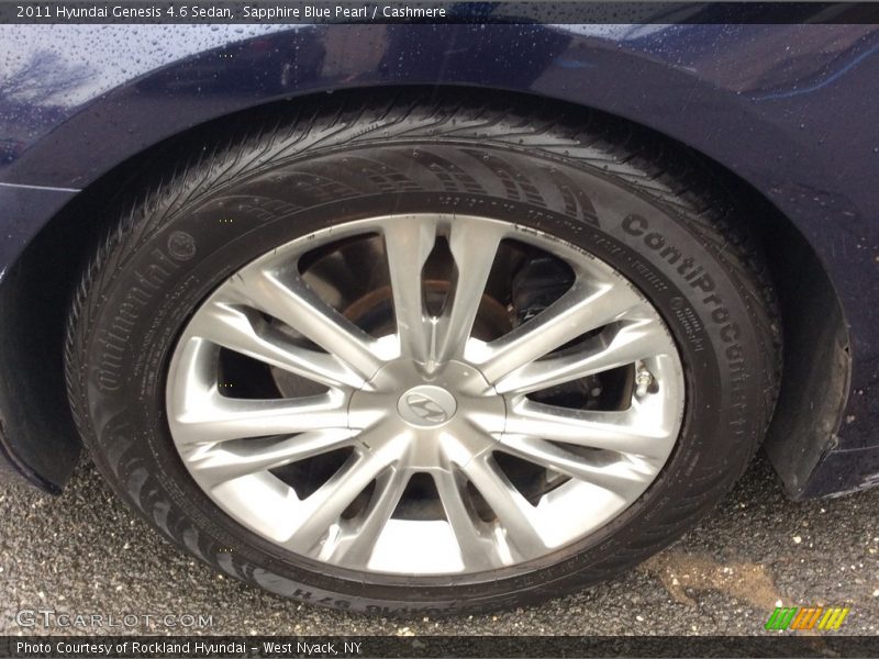 Sapphire Blue Pearl / Cashmere 2011 Hyundai Genesis 4.6 Sedan