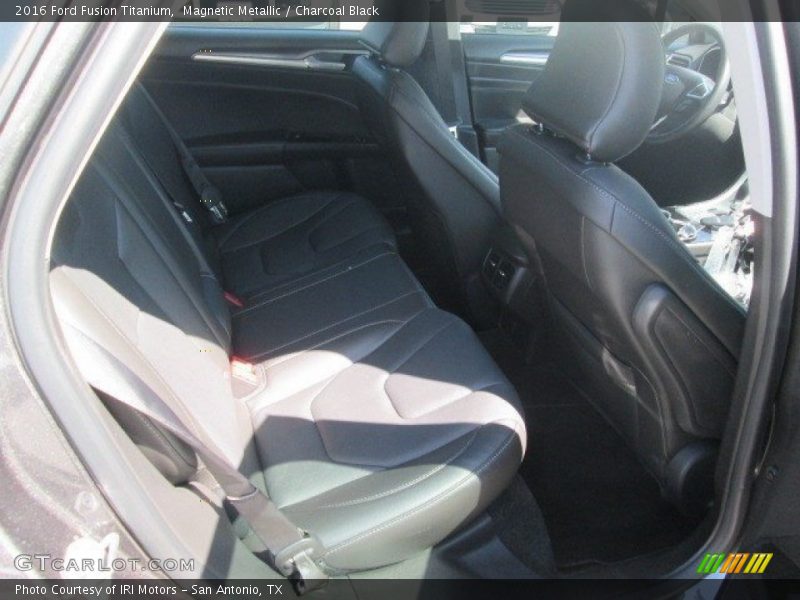 Magnetic Metallic / Charcoal Black 2016 Ford Fusion Titanium
