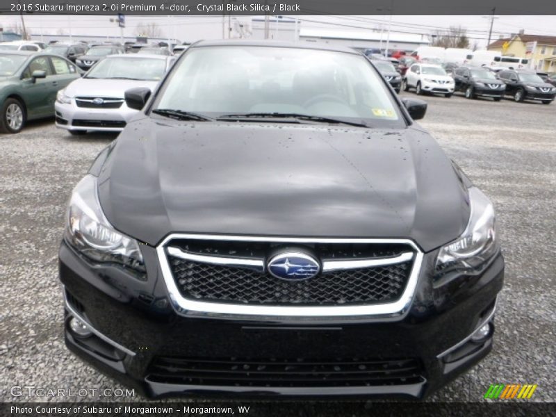 Crystal Black Silica / Black 2016 Subaru Impreza 2.0i Premium 4-door
