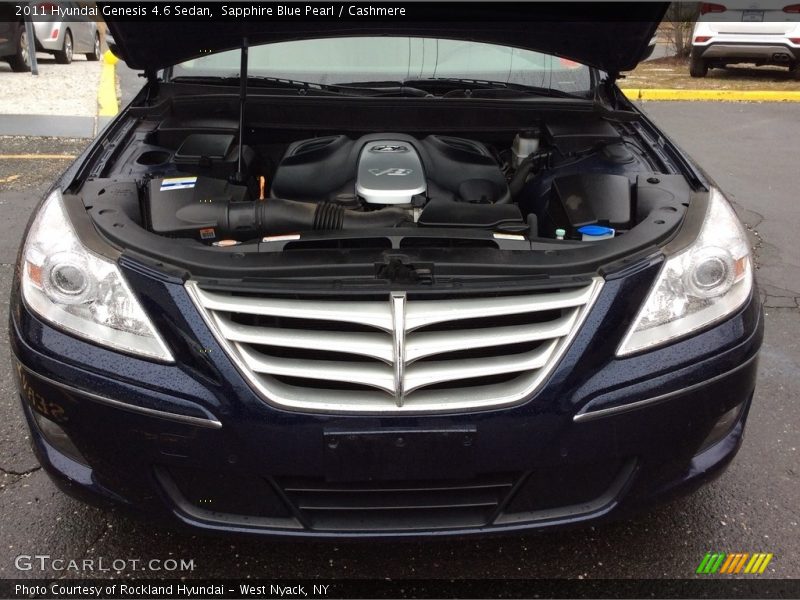Sapphire Blue Pearl / Cashmere 2011 Hyundai Genesis 4.6 Sedan