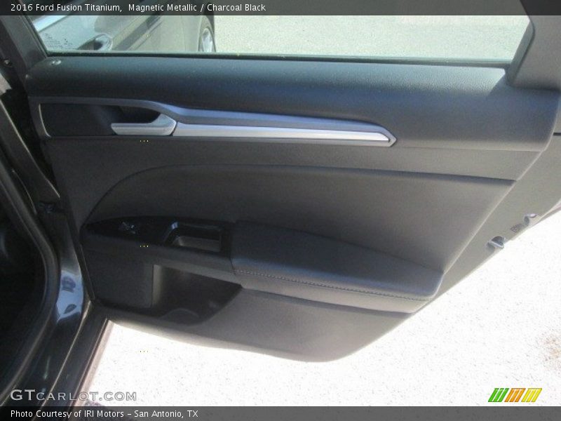 Magnetic Metallic / Charcoal Black 2016 Ford Fusion Titanium