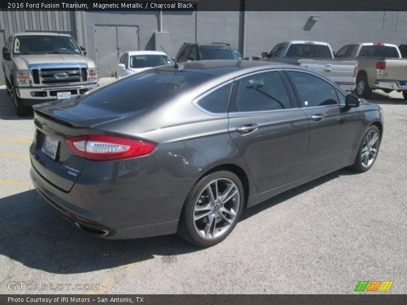Magnetic Metallic / Charcoal Black 2016 Ford Fusion Titanium
