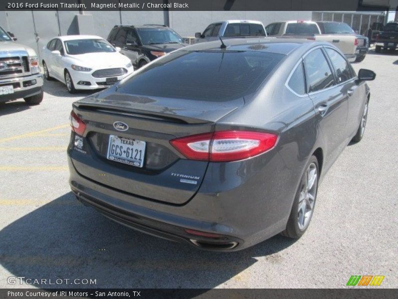 Magnetic Metallic / Charcoal Black 2016 Ford Fusion Titanium
