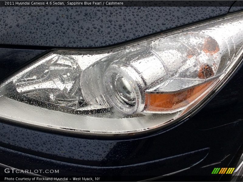 Sapphire Blue Pearl / Cashmere 2011 Hyundai Genesis 4.6 Sedan