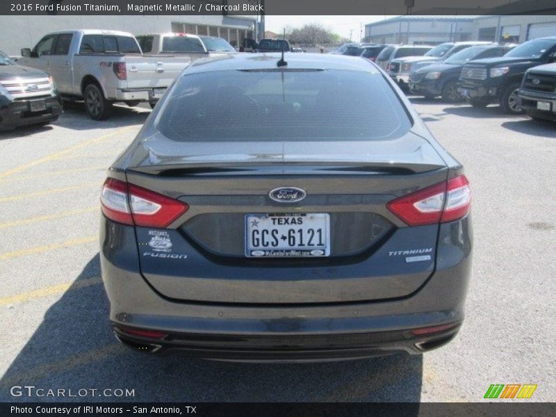 Magnetic Metallic / Charcoal Black 2016 Ford Fusion Titanium