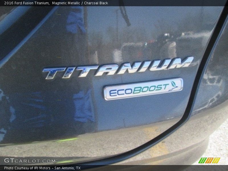 Magnetic Metallic / Charcoal Black 2016 Ford Fusion Titanium