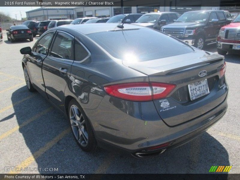 Magnetic Metallic / Charcoal Black 2016 Ford Fusion Titanium