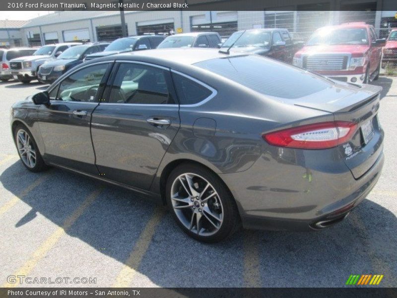 Magnetic Metallic / Charcoal Black 2016 Ford Fusion Titanium