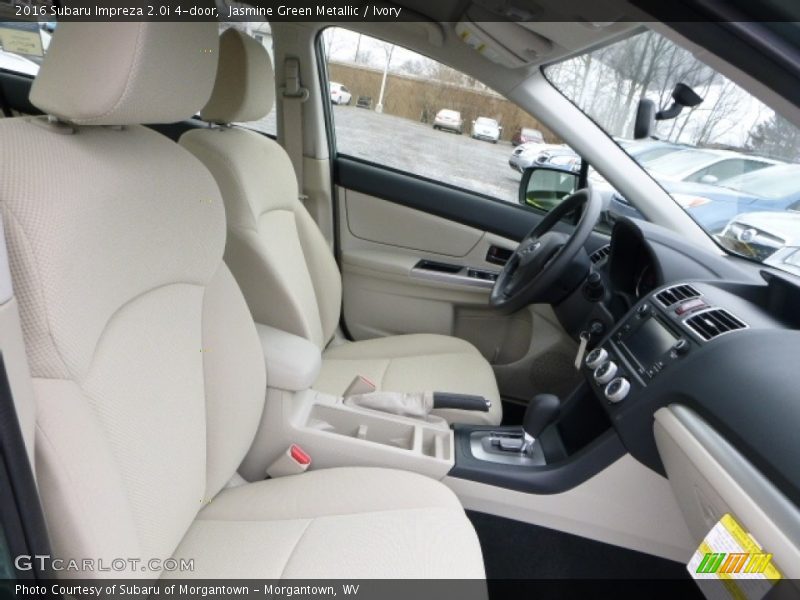 Jasmine Green Metallic / Ivory 2016 Subaru Impreza 2.0i 4-door