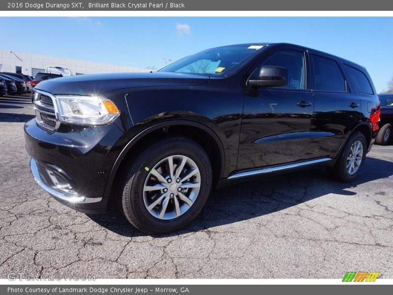 Brilliant Black Crystal Pearl / Black 2016 Dodge Durango SXT