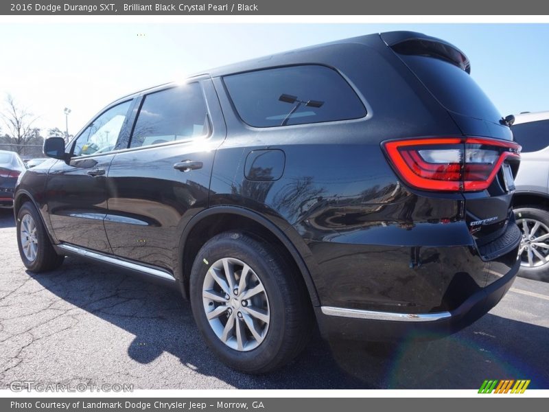 Brilliant Black Crystal Pearl / Black 2016 Dodge Durango SXT