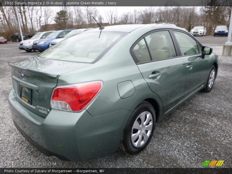 Jasmine Green Metallic / Ivory 2016 Subaru Impreza 2.0i 4-door