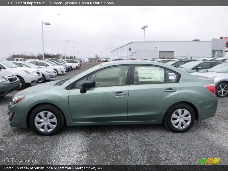 Jasmine Green Metallic / Ivory 2016 Subaru Impreza 2.0i 4-door