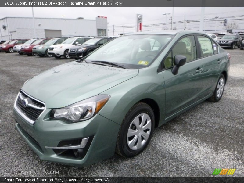 Jasmine Green Metallic / Ivory 2016 Subaru Impreza 2.0i 4-door