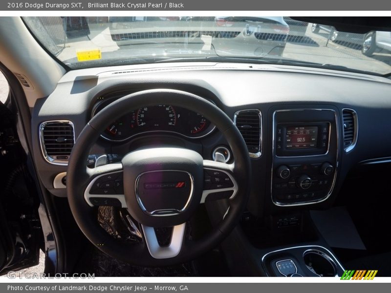 Brilliant Black Crystal Pearl / Black 2016 Dodge Durango SXT
