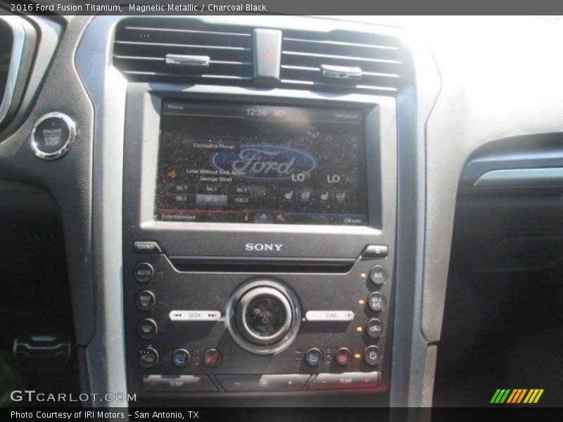 Magnetic Metallic / Charcoal Black 2016 Ford Fusion Titanium