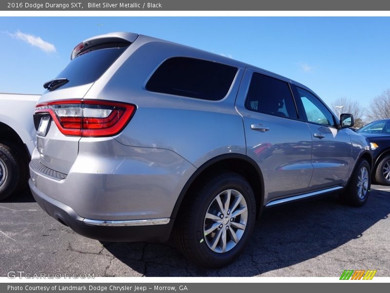 Billet Silver Metallic / Black 2016 Dodge Durango SXT