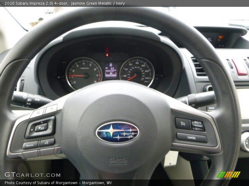 Jasmine Green Metallic / Ivory 2016 Subaru Impreza 2.0i 4-door