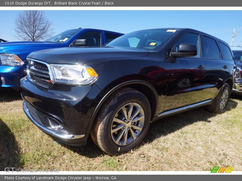 Brilliant Black Crystal Pearl / Black 2016 Dodge Durango SXT