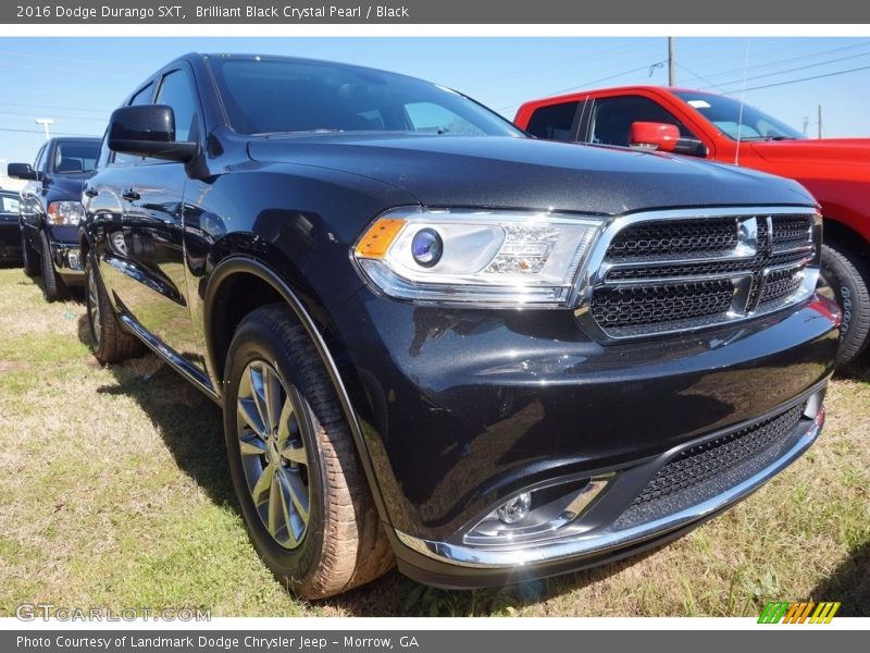 Brilliant Black Crystal Pearl / Black 2016 Dodge Durango SXT