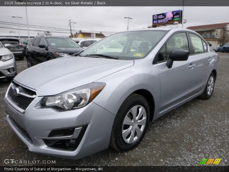 Ice Silver Metallic / Black 2016 Subaru Impreza 2.0i 4-door
